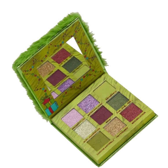 Grinch Eyeshadow and Liquid Eyeshadow Set by Revolution - Picture 2 of 5